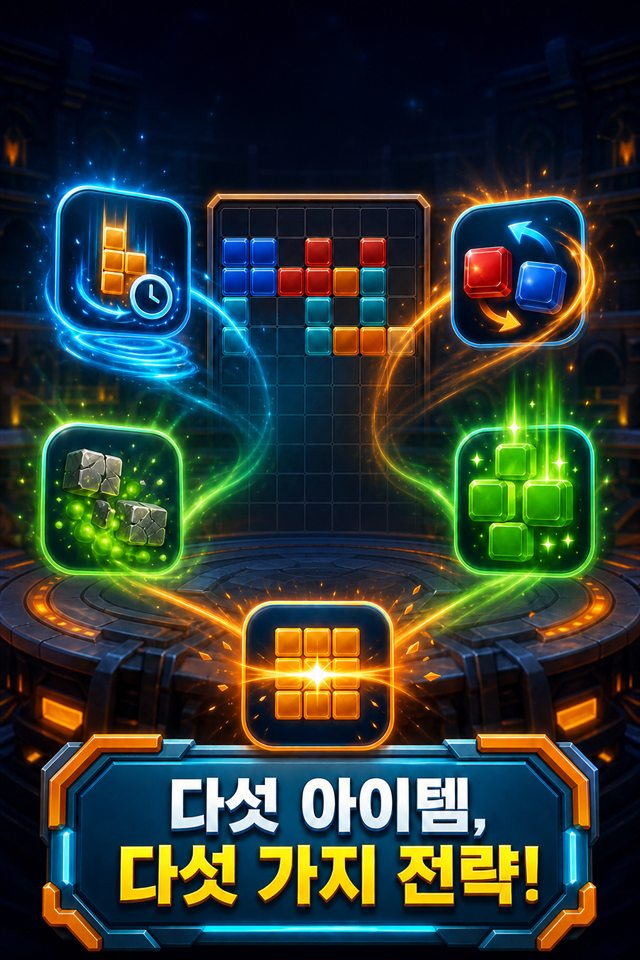 BlockFire 다섯 가지 아이템 이미지
